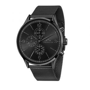 Chronostar Montre pour homme en AlliageAcier en forme de rond de forme Rond, couleur : GRIS, SUNRAY, fonctionnalités : 3 ATM - 0.080 g - R3753300002