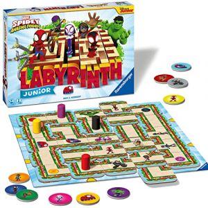 Ravensburger Labyrinthe Spidey & Friends - Jeu de Plateau - Version Junior - Enfant et Famille - De 2 à 4 Joueurs dès 4 Ans - Mixte - 20847 - (Multilingue – Français Inclus)
