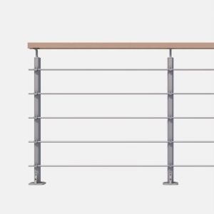 Image de Kordo - opalu - Kit garde-corps 2m prêt à poser en aluminium