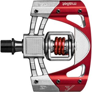 Crankbrothers Mallet 3 - P&eacute;dales automatiques VTT - rouge/argent P&eacute;dales VTT