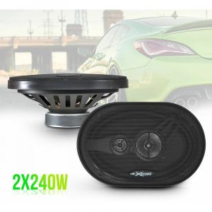 Xsound Paire d'haut-parleurs HI-FI 6 x 9 3 voies pour voiture 2x240W XS-6920-WAR