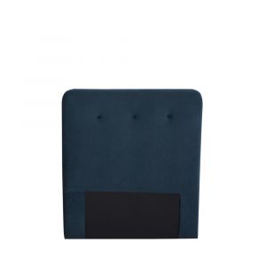 Image de DRAWER OTELLO - Tête de lit en velours 100 cm - Bleu marine