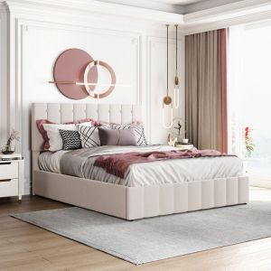 Meuble d&rsquo;Entr&eacute;e, Vestiaire, Porte-manteau avec Banc - 6 crochets - Banc int&eacute;gr&eacute; -Bois Certifi&eacute; PEFC - Blanc