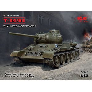 ICM Maquette Char ?-34-85 Wwii Soviet Medium Tank