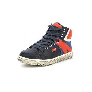 Image de Kickers Lowell Basket, Bleu Rouge Marine, 31 EU