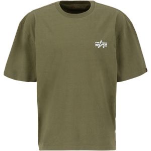 Alpha industries Signature BP Kaki - T-Shirt - vert - M - 100% Coton,Jersey