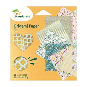 My Mandarine OR523C - Origami Papier doré