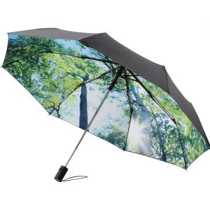 Parapluie Nature automatique noir/vert