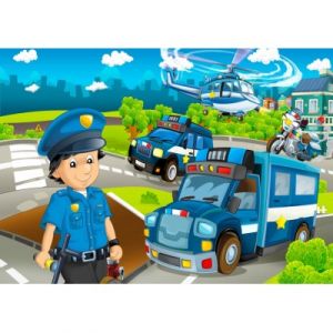 Bluebird Puzzle Puzzle Police Rescue Team