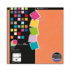 Image de Toga Bloc Mahé - Assortiment de Couleurs 2 - 20 x 20 cm - 25 feuilles