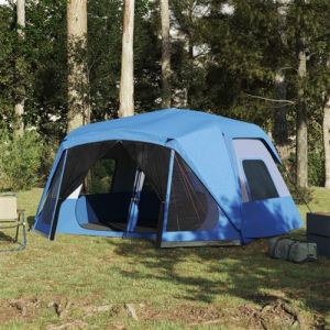 VidaXL Tente de camping 10 personnes vert 443x437x229 cm