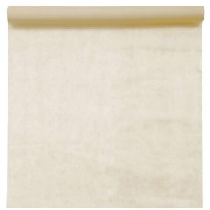 Ruedelafete Grand tapis OPAQUE jetable 1mx15m, IVOIRE opaque (SX ivoire)