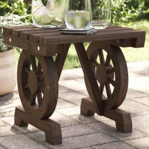VidaXL Repose-pied de jardin 40x36,5x38,5 cm bois massif sapin