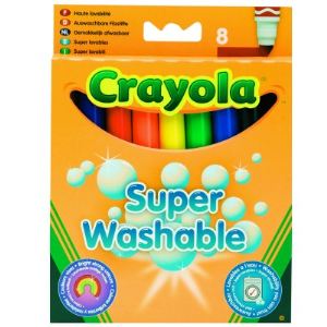 Crayola Boîte de 8 feutres à colorier lavable