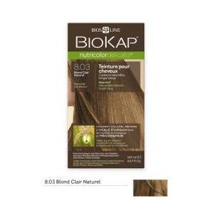 Image de Biokap Nutricolordelicato+ 8.03 Blond clair naturel - Teinture pour cheveux