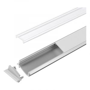 HS Rowe LED goulotte Versa ChannelLine E Endkappen Set - 4317784542623