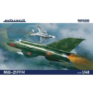 Image de Eduard Maquette avion : MiG-21PFM en 1:48 édition Weekend