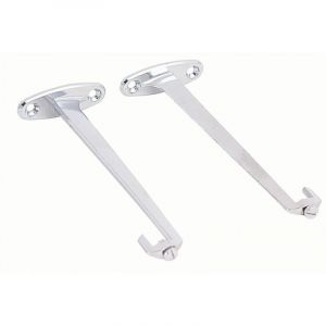 SANS MARQUE Support horizontaux chrom&eacute;s