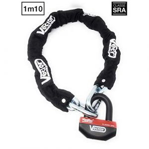Image de Vector Kit antivol cha&icirc;ne 1,10m + cadenas/bloque-disque MiniMax+ Classe SRA