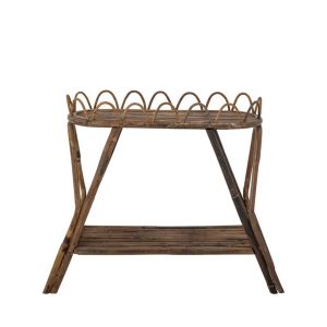 Bloomingville Table d'appoint vintage en rotin - Sanibel