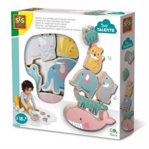 Ses Creative Animau en bois a équilibrer et empiler Bébé A partir de 18 mois