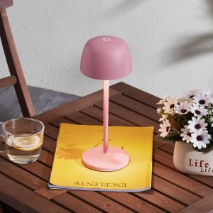 Led Luminaire de terrasse (Avec variateur d'intensité tactile) à intensité variable 'Arietty' en aluminium - rose