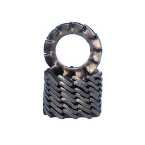 Vynex Rondelle - dentelée - acier zingué - D: 6 mm