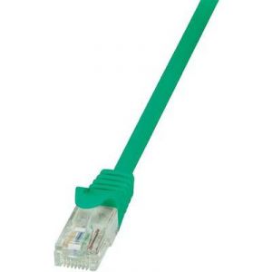 Logilink CP1025U - Câble réseau CAT.5e U/UTP 0.50 m vert