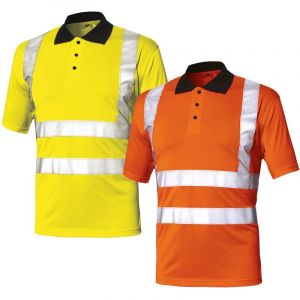 Image de Industrial Starter Polo da lavoro Alta visibilità Polo Basic AV 08184-Arancione-L - Orange -