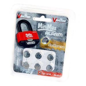 Vector Antivol Piles pour Minimax+ Alarm - 1,5V (6 pièces)