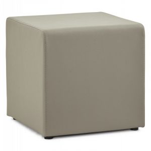 Image de Kokoon Design Pouf gris repose-pieds design RUBIK