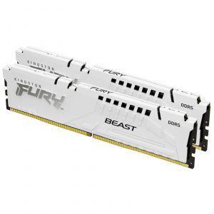 Kingston Fury Beast White - 2 x 32 Go (64 Go) - DDR5 6000 MHz - CL30