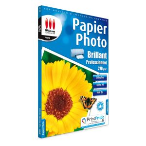 Micro application 20 feuilles de papier photo Professionnel 260g/m² (A4)