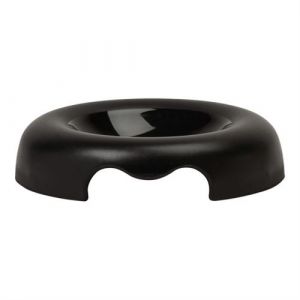 United Pets Mangeoire pour chats Kitty polypropylène 18 cm Noir