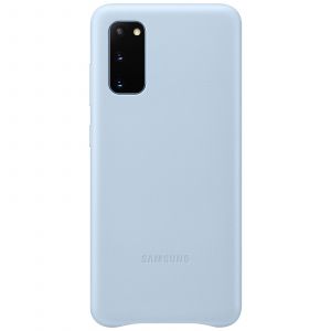 Samsung Coque S20 Cuir bleu