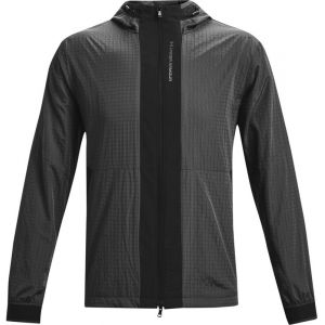 Under Armour Rush Woven Legacy Windbreaker Men, noir L Vestes & Gilets course &agrave; pied
