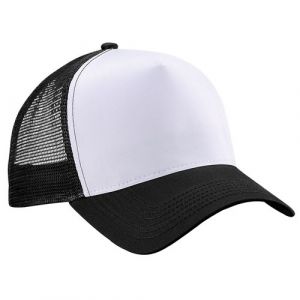 Beechfield - Lot de 2 casquettes de baseball - Homme (Taille unique) (Noir / blanc) - UTRW6695