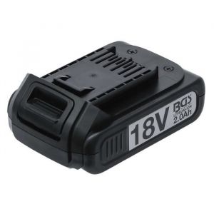 BGS Accu de rechange Li-Ion 18 v / 2,0 Ah pour clé à choc sur accu art. 9928