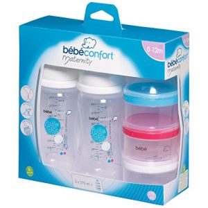 Bebe Confort 2 Biberons Maternity Col Large En Polypropylene Avec Doseur De Lait 270 Ml Comparer Avec Touslesprix Com