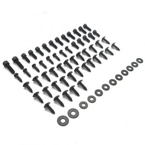 REPLAY VIS DE CARROSSERIE-CARENAGE-CAPOTAGE ACIER POUR MBK 50 NITRO 1997+2012-YAMAHA 50 AEROX 1997+2012 NOIR (KIT)
