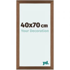 Your Decoration - 40x70 cm - Cadres Photo en mdf Avec Verre acrylique - Anti-Reflet - Excellente Qualité - Cuivre Décor - Cadre Decoration Murale