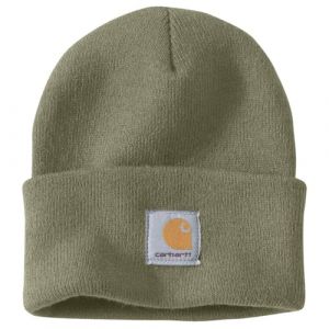 Carhartt Knit Cuffed Beanie (Closeout) Chapeau, Vert Olive, Taille Unique Mixte