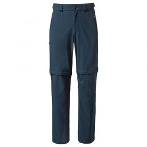 Vaude Farley Stretch T-Zip Pants III - Pantalon convertible taille 50 - Long, dark sea