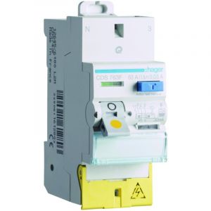Hager Interrupteur différentiel 2P 63A 30mA type F Bornes décalées SanVis - CDS763F