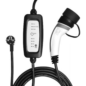 EVIEUN EV Charger Type 2 Portable Ev Chargeur,Home EVSE Chargeur Voiture Electrique Rapide 11 Courant Commutable(6-16A) 2 PIN EV Chargeur Station 3.6KW/19.86ft