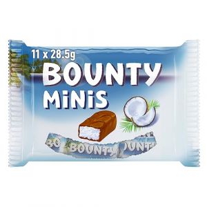 Bounty Barres Chocolat au lait et Noix de Coco - 11 Minis Barres Sachet de 333g