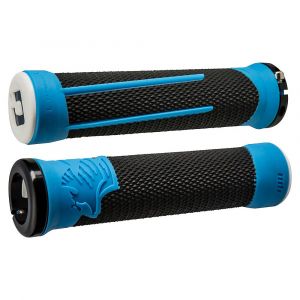 ODI Guidons Ag-2 Lock-on - Black / Blue - Taille One Size