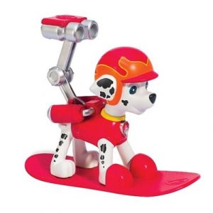 Spin Master Figurine Pat'Patrouille Sac &agrave; dos hiver Snowboard Marcus