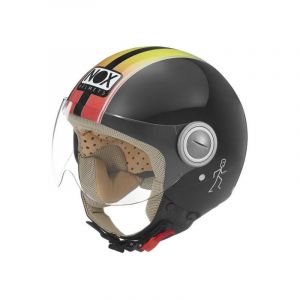 Nox Casque Jet N210 Noir Arc en ciel