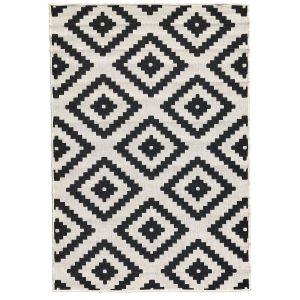 Unamourdetapis Tapis BC ROMA REVERSIBLE 140x200, par, Tapis moderne 140 x 200 cm Noir